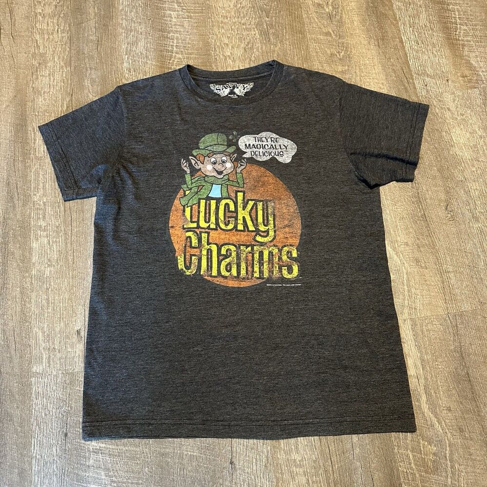 Savvy Lucky Charms Graphic Short Sleeve T‎ Shirt Men’s M Medium